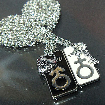 金屬項鍊套組-男女生了沒系列